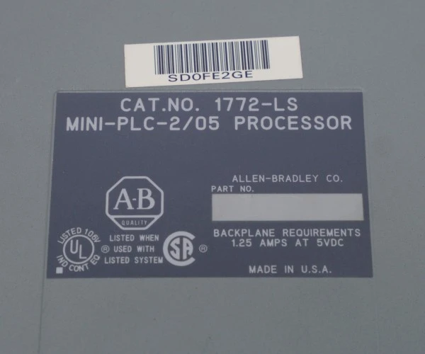 Allen-Bradley 1772-LS Allen-Bradley 1772-LS