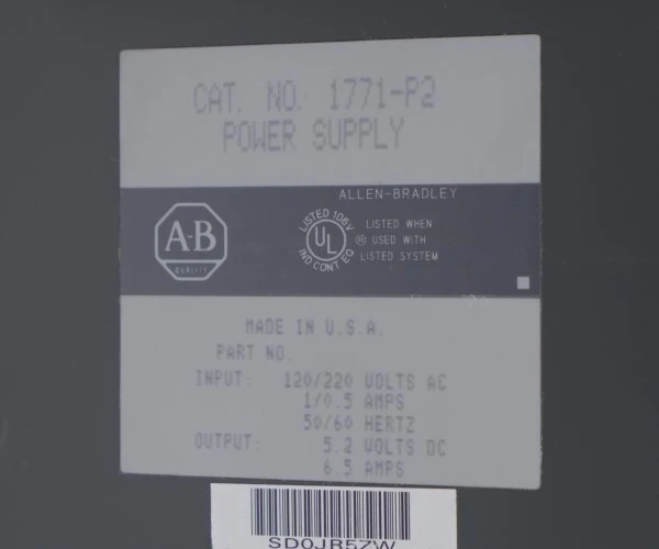 Allen-Bradley 1771-P2 Allen-Bradley 1771-P2